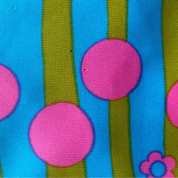 Vintage psychedelic 60’s fabric - Picture 2 of 2